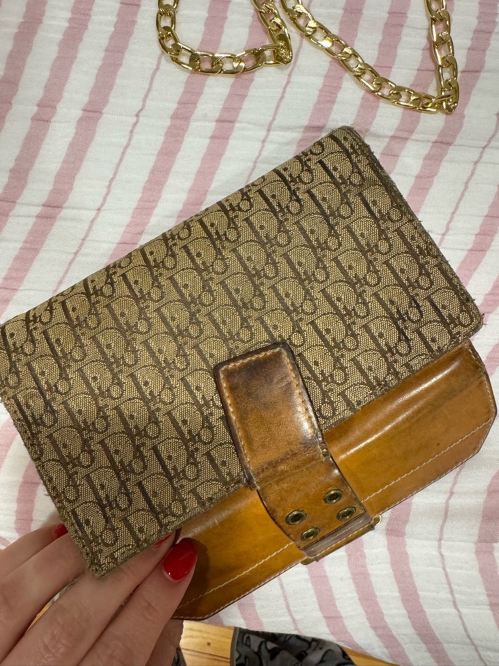 VINTAGE Christian Dior Trotter street chic long wallet - Picture 3 of 4